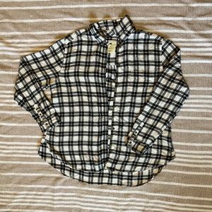 Black and white plaid American Eagle soft flannel!